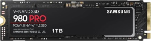 цена Жесткий диск SSDM.2 1TB Samsung 980 PRO PCIe 4 x4 R7000/W5000Mb/s MZ-V8P1T0B(W/AM) 600 TBW