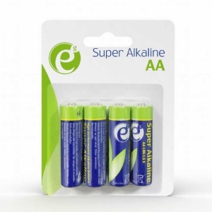 Батарейки Energenie AA Alkaline EG-BA-AA4-01 LR6 (цена за 4 шт.) батарейки energenie r14 с eg ba lr14 01 bl 2