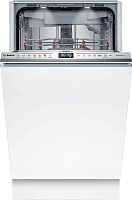 Машина посудомоечная встраиваемая 45 см Bosch SPV6EMX09E (Serie6 / 10 комплектов / 3 полки / расход воды - 8.7 л / TimeLight / Home Connect / А+++)