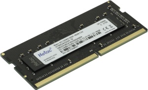 Память DDR4 SODIMM 16Gb 3200MHz Netac Basic NTBSD4N32SP-16 модуль памяти digma ddr4 so dimm 3200mhz pc4 25600 cl22 8gb dgmas43200008s