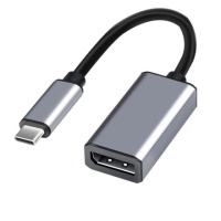 Переходник USB 3.1 Type-C - DisplayPort KS-is (KS-709), вилка-розетка, поддержка до 8K/60Гц, длина - 0,2 метра 