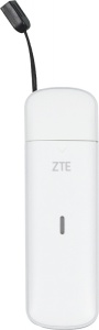 Модем 3G/4G ZTE MF833N USB белый модем 2g 3g 4g zte mf79ru micro usb wi fi firewall router внешний черный