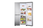 Холодильник Side by Side LG GSBV70PZTE (Объем - 635 л / Высота - 179 см / A+ / Серебристый / No Frost / LINEARCooling™ / DoorCooling+™ / Wi-Fi) Серый