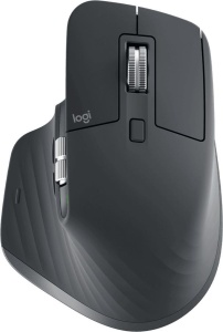 цена Беспроводная мышь Logitech MX Master 3S, лазерная, беспроводная, USB, графитовый [910-006559]