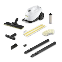 Пароочиститель Karcher SC3 EasyFix Белый (напольный/ 1900 Вт/ бак - 1000 мл, 40 г/мин/ 3.5 Бар)