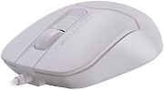 Мышь A4Tech Fstyler FM12S, оптическая (1200dpi), проводная, бесшумная, белая