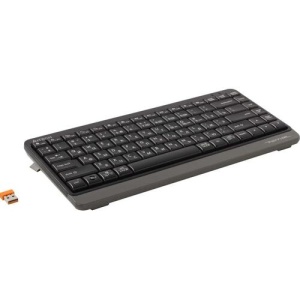 Клавиатура A4Tech Fstyler FBK11 Bluetooth & 2.4GHz, русские буквы серые, 1,5м., серый. наклейки для клавиатуры с русскими буквами черный
