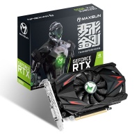 Видеокарта MAXSUN GeForce RTX3050 Transformer 6G S1 6GB 1*9CM Fan GDDR6 1042(1470)/14000MHz  1*HDMI, 1DP, 1DVI