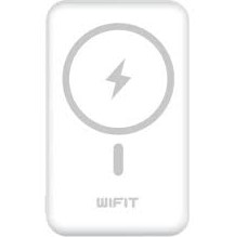 Портативная батарея беспроводная WIFIT 10000mAh Magnetic Wireless WIMAG Pro, белая внешний аккумулятор wifit wimag pro 10000 mah черный