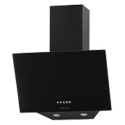 Вытяжка наклонная KRONA HELGA 500 black PB (950 м³/ч / 100 Вт / LED освещение 2x1 Вт / ширина - 49.6 см / чёрный / стекло)