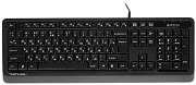 Проводная клавиатура A4Tech Fstyler FK10, (Полноразмерная/Кабель 1.5м/Мембранная), Черная/Серая