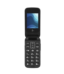 Телефон мобильный F+ Flip 240, черный сотовый телефон f flip 240 red