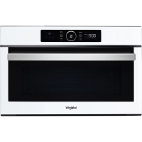 Микроволновая печь встраиваемая Whirlpool AMW 730/WH (Белое стекло / 31 литр / ширина - 59,5 см / 1000 Вт / Гриль 800 Вт / JetDefrost 3D) Белый