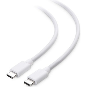 цена Кабель KS-is USB Type-C - USB Type-C, PD 100Вт, 1,5 метра, белый (KS-491W-1.5)