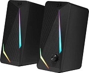 Колонки 2.0 Redragon Waltz / 6W / USB-питание / RGB-подстветка / Чёрный / корпус - пластик