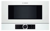 Микроволновая печь встраиваемая Bosch BFL634GW1 (Serie8 / белый / 21л / ширина - 59,4 см / 900Вт / Autopilot7) Белый