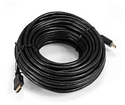 Кабель HDMI - HDMI ExeGate (EX-CC-HDMI2-10.0) 19M/19M, v2.0, 10м, 4K UHD, Ethernet, позолоченные контакты