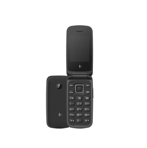 Телефон мобильный F+ Flip 2, черный телефон f flip 2 2 sim черный