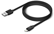 Кабель Borasco Lightning - USB, 1м, Черный