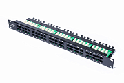 Патч-панель 19" 1U 50xRJ45, cat 3 ,телефонная, универсальная (PCnet)