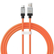 Кабель Baseus CoolPlay Series Type-C - USB, 2м, (100W), Оранжевый