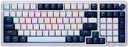 Беспроводная игровая клавиатура Redragon Eisa Pro, (Полноразмерная/Механическая/BT/2.4), Белая/Синяя