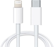 Кабель Apple Lightning - Type-C, (MFI), 1 метр, Белый