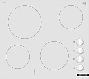 Поверхность электрическая Bosch PKE612CA2E (Serie2 / Белый / стеклокерамика / 6,6 кВт)