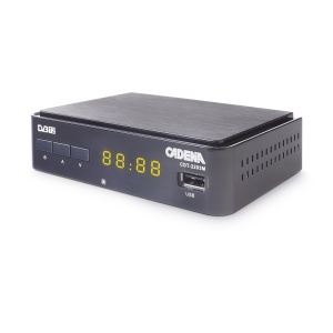 Приемник цифровой эфирный DVB-T2 Cadena CDT-2293M c дисплеем и USB ресивер цифровой эфирный cadena cdt 2214sb