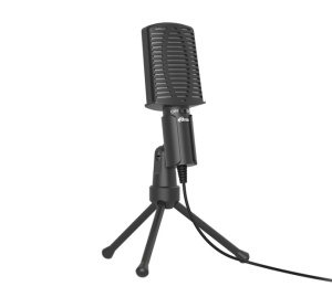 Микрофон Ritmix RDM-125, чёрный микрофон ritmix rcm на клипсе ветрозащита чёрный