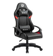Игровое компьютерное кресло Defender Sharm, чёрный/красный