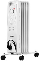 Масляный радиатор AC ELECTRIC AOH/BM-05BW (1000 Вт, площадь - 15 м², термостат)