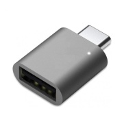 Переходник USB Type-C - USB 3.0 KS-is (KS-388GR), серый 