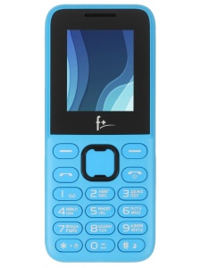 Телефон мобильный F+ 170L, голубой сотовый телефон inoi 105 1 8 2 sim microsd 600 мач чёрный