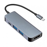 Док-станция KS-is KS-505 USB Type-C на HDMI + USB + PD    Док-станция KS-is KS-505 USB Type-C на HDMI + USB + PD