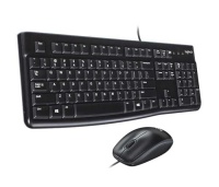 Комплект клавиатура+мышь Logitech MK120 Desktop Black USB (920-002561) Черный матовый