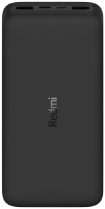 Портативная батарея Xiaomi Redmi 18W Fast Charge 20000mAh, черная (VXN4304GL) портативная батарея xiaomi redmi 18w fast charge 20000mah black vxn4304gl