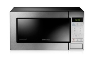 Микроволновая печь Samsung GE83M/BAL (23 л, 800 Вт, сенсор, дисплей, гриль, серебристый) микроволновая печь pioneer mw356s 800 вт 6 программ сенсор 23 л чёрно белая