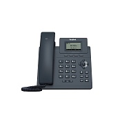 Телефон VoIP Yealink SIP-T30P (без блока питания), 2 SIP линии, PoE, порт 100 Мбит, 2,3" монохромный экран (без подсветки)