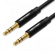 Кабель аудио Vention (3.5mm Jack M - 3.5mm Jack M) длина 1м. черный