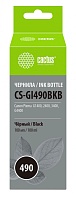 Чернила Cactus CS-GI490BKB/CS-GI490BK GI-490 черный для Canon Pixma G1400/G2400/G3400
