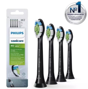Насадка для зубных щеток Philips HX6064/11 Optimal White (4 шт) цена и фото
