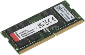 цена Память DDR4 SODIMM 32Gb 3200MHz Kingston ValueRAM KVR32S22D8/32