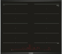 Поверхность индукционная Bosch PXX675DC1E (Serie8 / Чёрная стеклокерамика / 4 конфорки / PowerBoost / РanBoos / FlexInduction / Home Connect /7,4 кВт) Чёрный