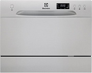 Машина посудомоечная отдельностоящая компактная Electrolux ESF2400OS (6 комплектов / Расход воды - 6,5 л / AquaStop / Серебро)