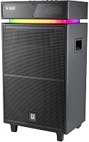 Беспроводная портативная колонка Defender Sound Factory / 140W / USB / Bluetooth / LED подсветка / дисплей / караоке