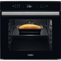 Духовой шкаф Whirlpool W6 OM4 4S1 H BL (73 л / до 250 °C / Чёрное стекло / Гидролиз / Гриль / Телескоп. напр. / SoftClose / A+)