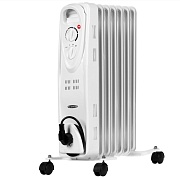 Масляный радиатор AC ELECTRIC AOH/BM-07BW (1500 Вт, площадь - 20 м², термостат)