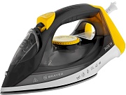 Утюг Brayer BR4003GY серый/жёлтый (2400 Вт/ подошва - керамика / паровой удар - 140 г/мин/ 1,9 м/ автоотключение)