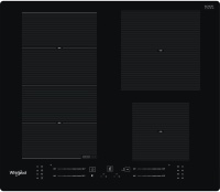 Поверхность индукционная Whirlpool WF S0160 NE (Чёрная стеклокерамика / 4 конфорки / FlexiSide / Chef Control / To boil / 7,2 кВтч)